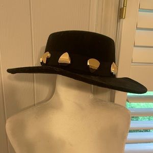 ASOS Black and Gold Hat